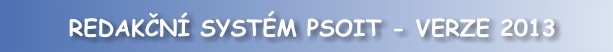 Redakční systém PSoIT